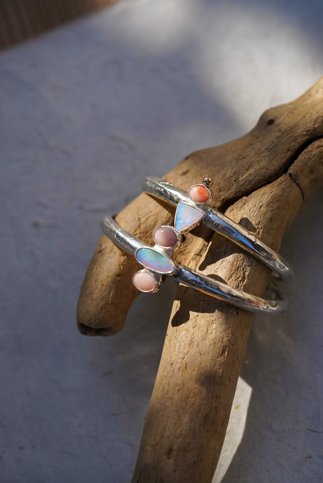 Angelskin Coral + Opal Relic Cuff
