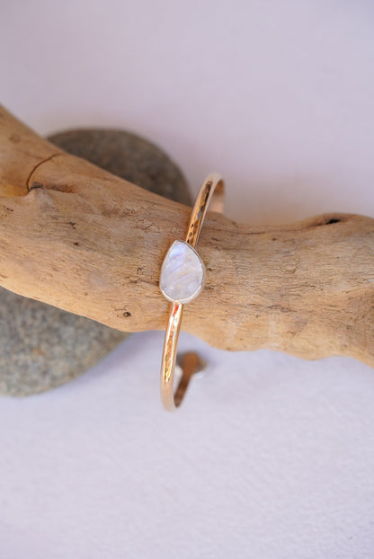 Moonstone Shell Cuff