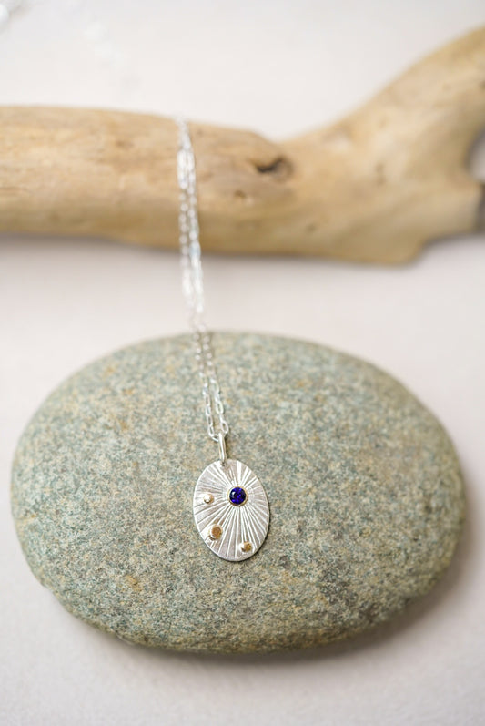 Starry Night Necklace -Sapphire