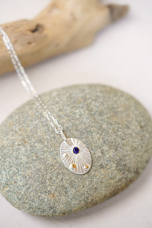 Starry Night Necklace -Sapphire