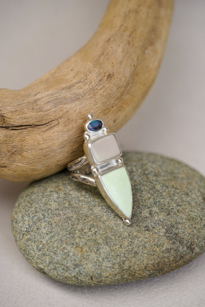Triple Stone Ring- Size 6.5