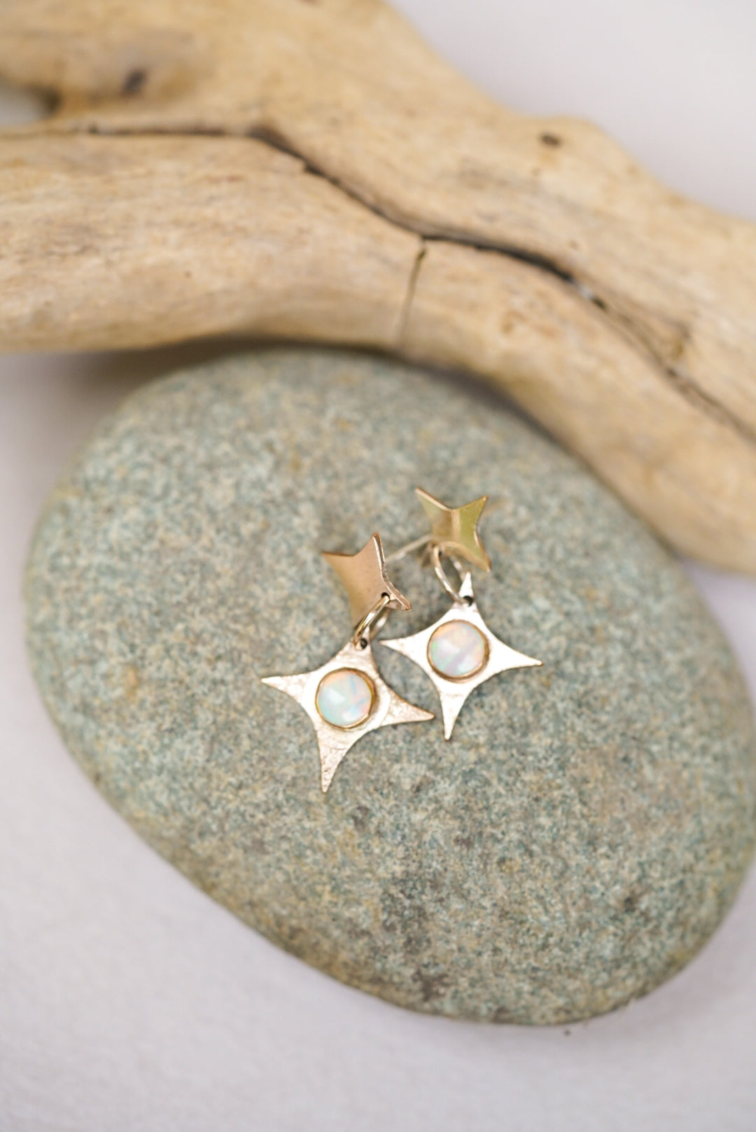Starburst Opal Earrings