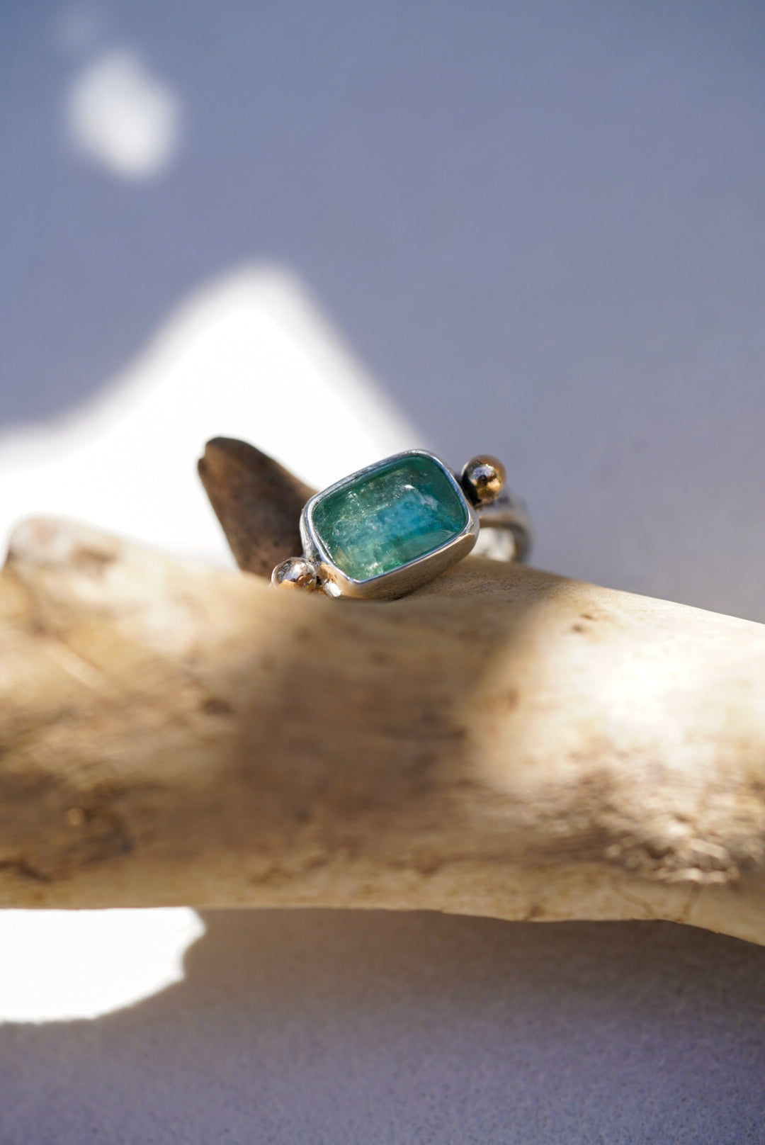 Kyanite Relic Ring - Size 7.5