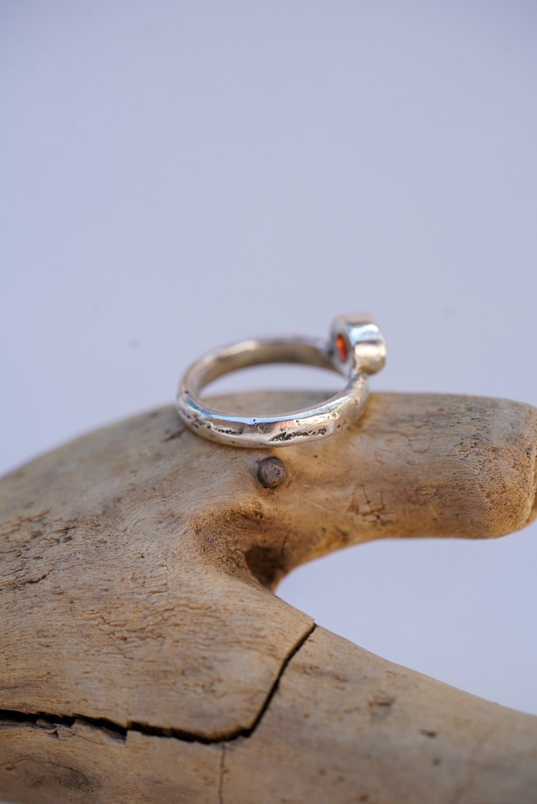 Riverbed Relic Ring/Sunstone - Size 7
