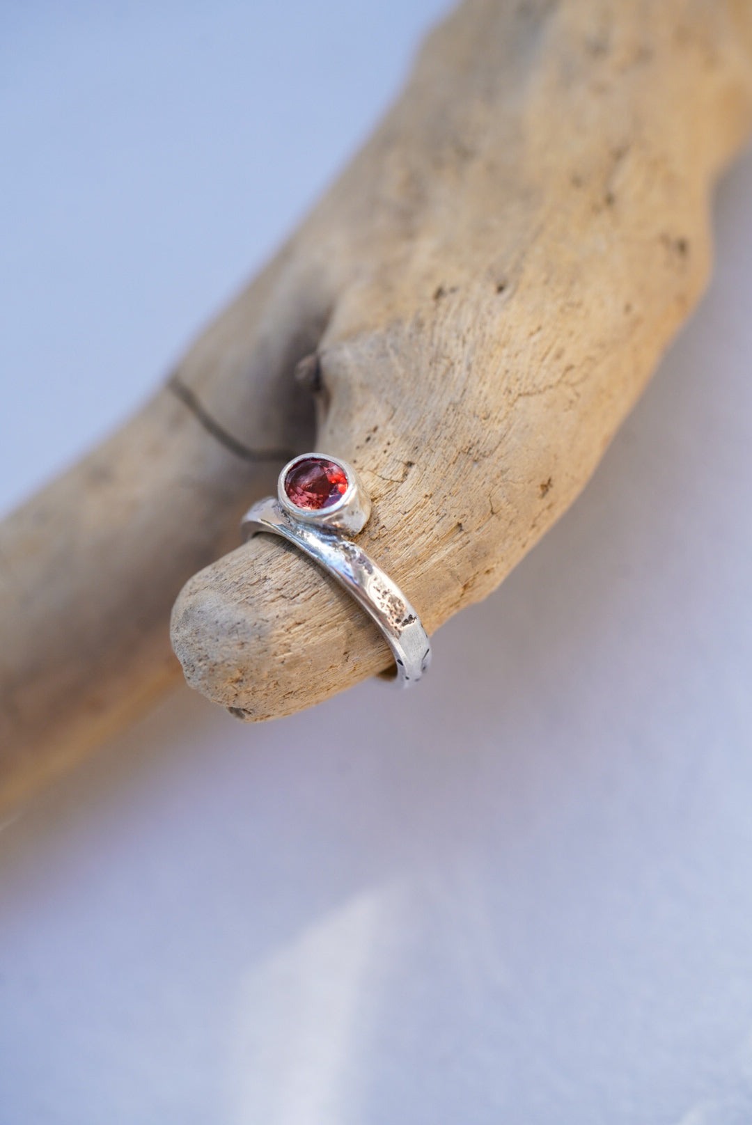 Riverbed Relic Ring/Sunstone - Size 7