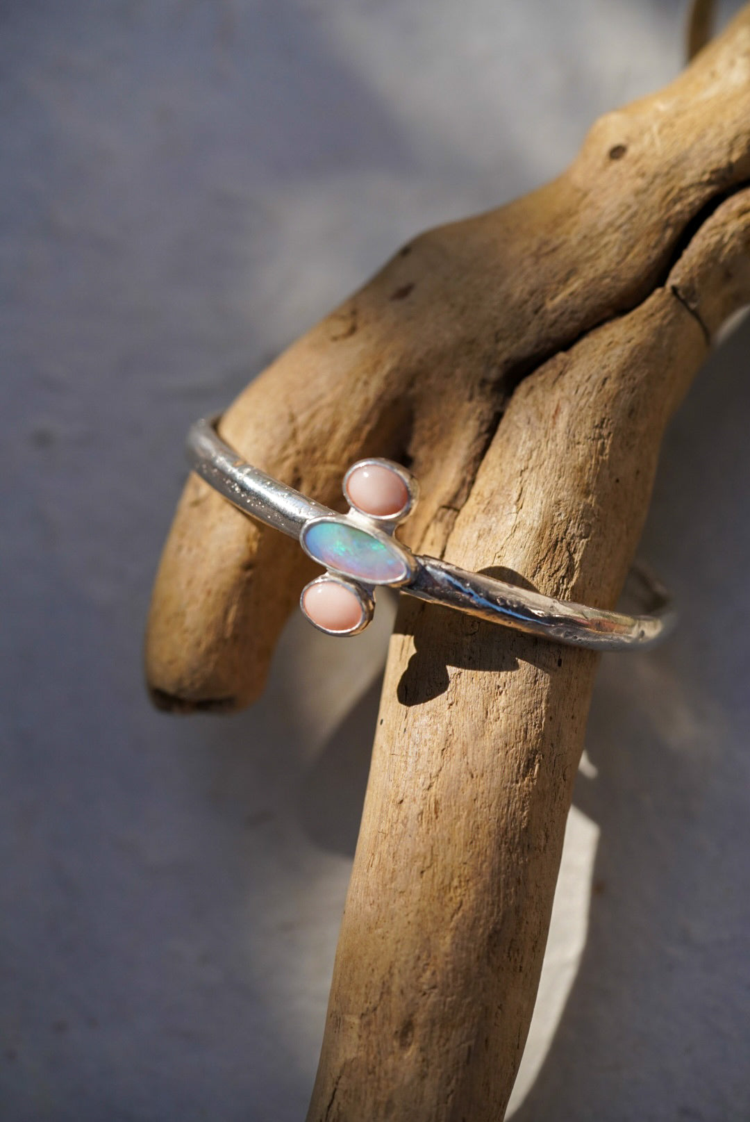 Angelskin Coral + Opal Relic Cuff