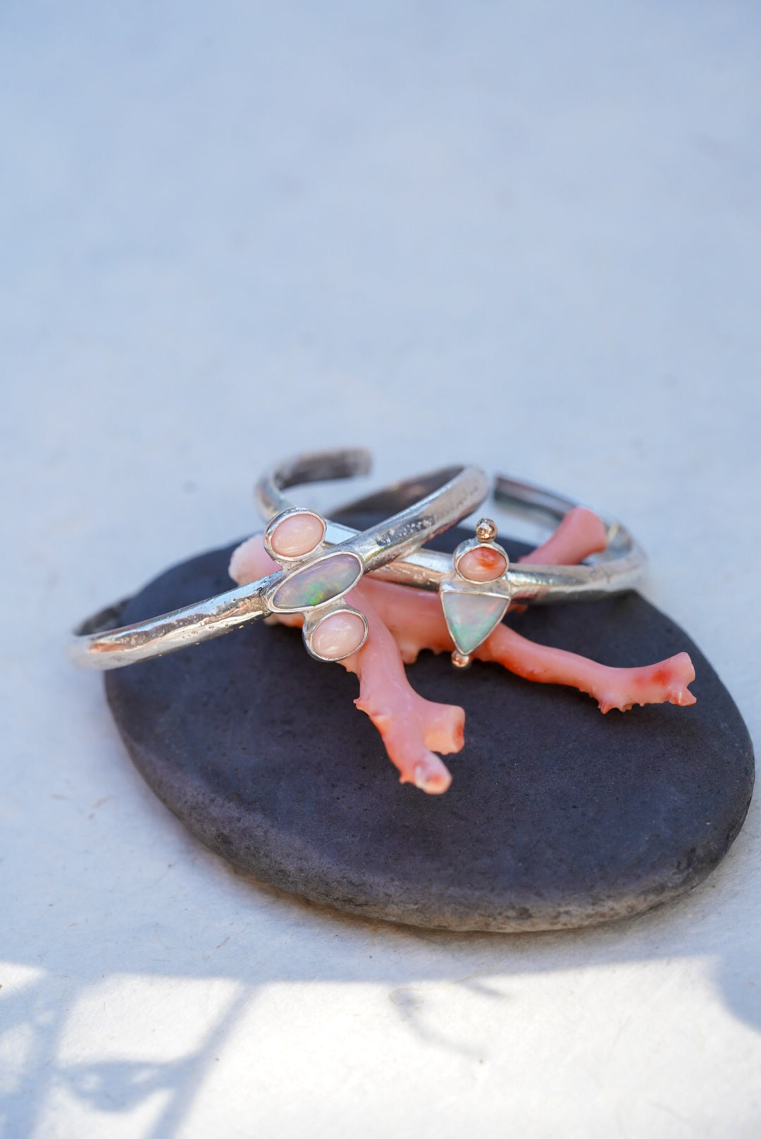 Angelskin Coral + Opal Relic Cuff