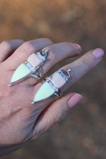 Triple Stone Ring- Size 6.5